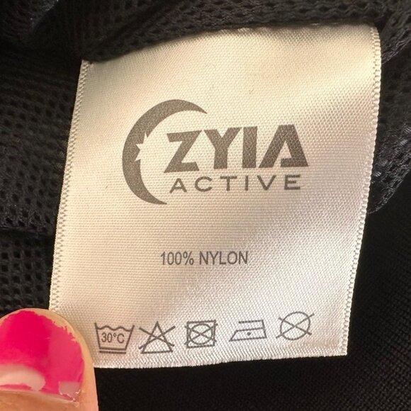 ZYIA Windbreaker Jacket Womens XXL Gray Silver Hoodie Lightweight Workout Pocket - Picture 8 of 16